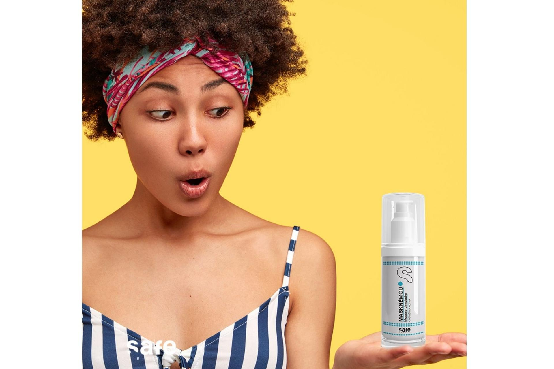 ¿Cuál es la cosmética activa para el cuidado del rostro por el uso de mascarilla quirúrgica? MASKNÉRITUAL,