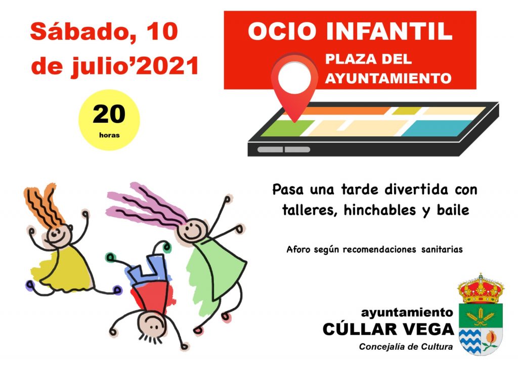 Ocio Infantil en la Plaza del Ayuntamiento el 10 de Julio