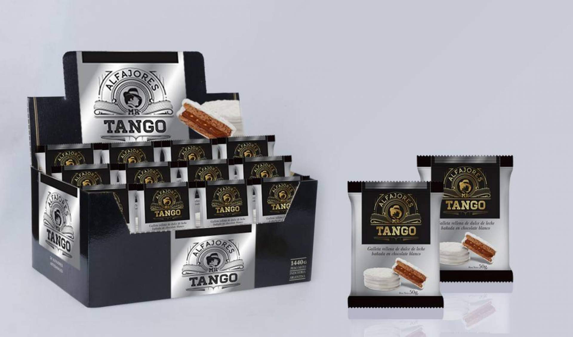 Alfajor de chocolate y dulce de leche de Alpimar Alimentación