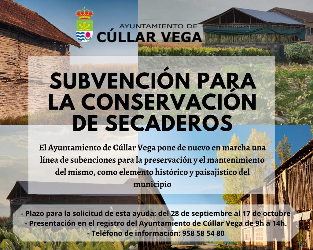 Subvenciones conservación de Secaderos – 2021