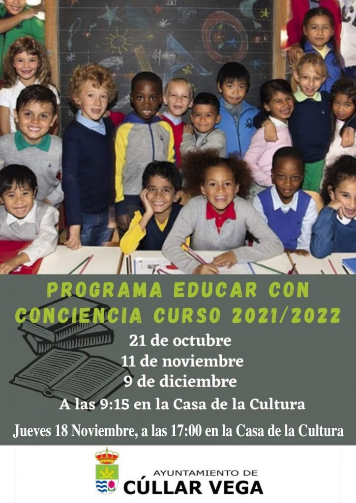 Nueva sesión del programa "Educar con Conciencia" el jueves 18 a las 17 h