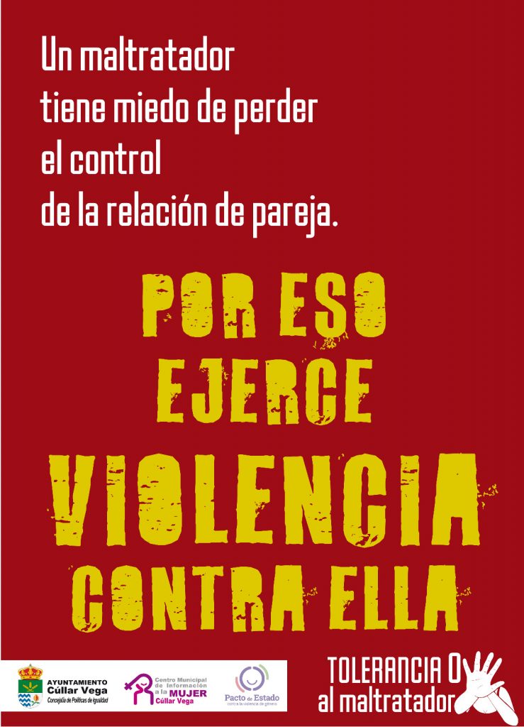 Tercer Cartel de la Campaña "Tolerancia 0 al maltratador"