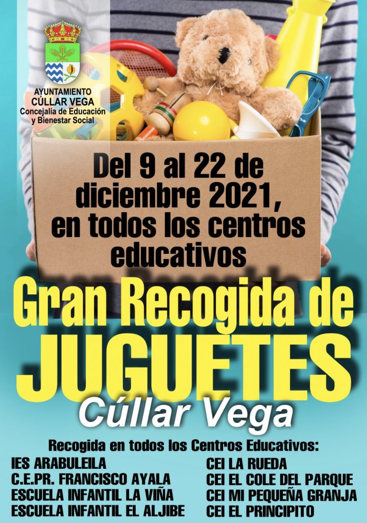 Cúllar Vega se moviliza con el objetivo de recaudar juguetes para los niños con menos recursos