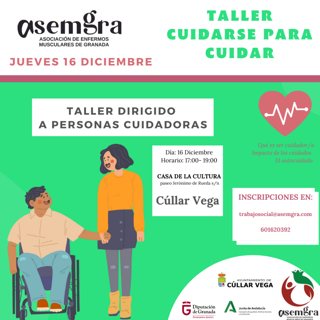 Taller "Cuidarse para Cuidar" dirigido a personas cuidadoras