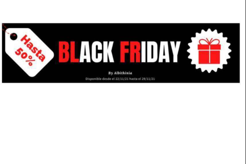 Las ofertas para el Black Friday y Navidades de la tienda Albithinia