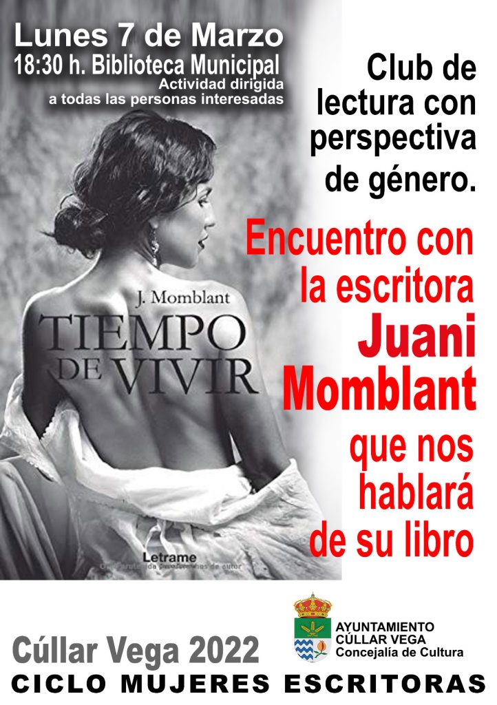 Encuentro literario con la escritora Juani Momblant