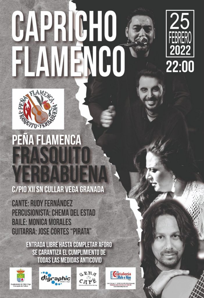 Nueva actuación en la Peña Flamenca Frasquito Yerbabuena “Capricho Flamenco”