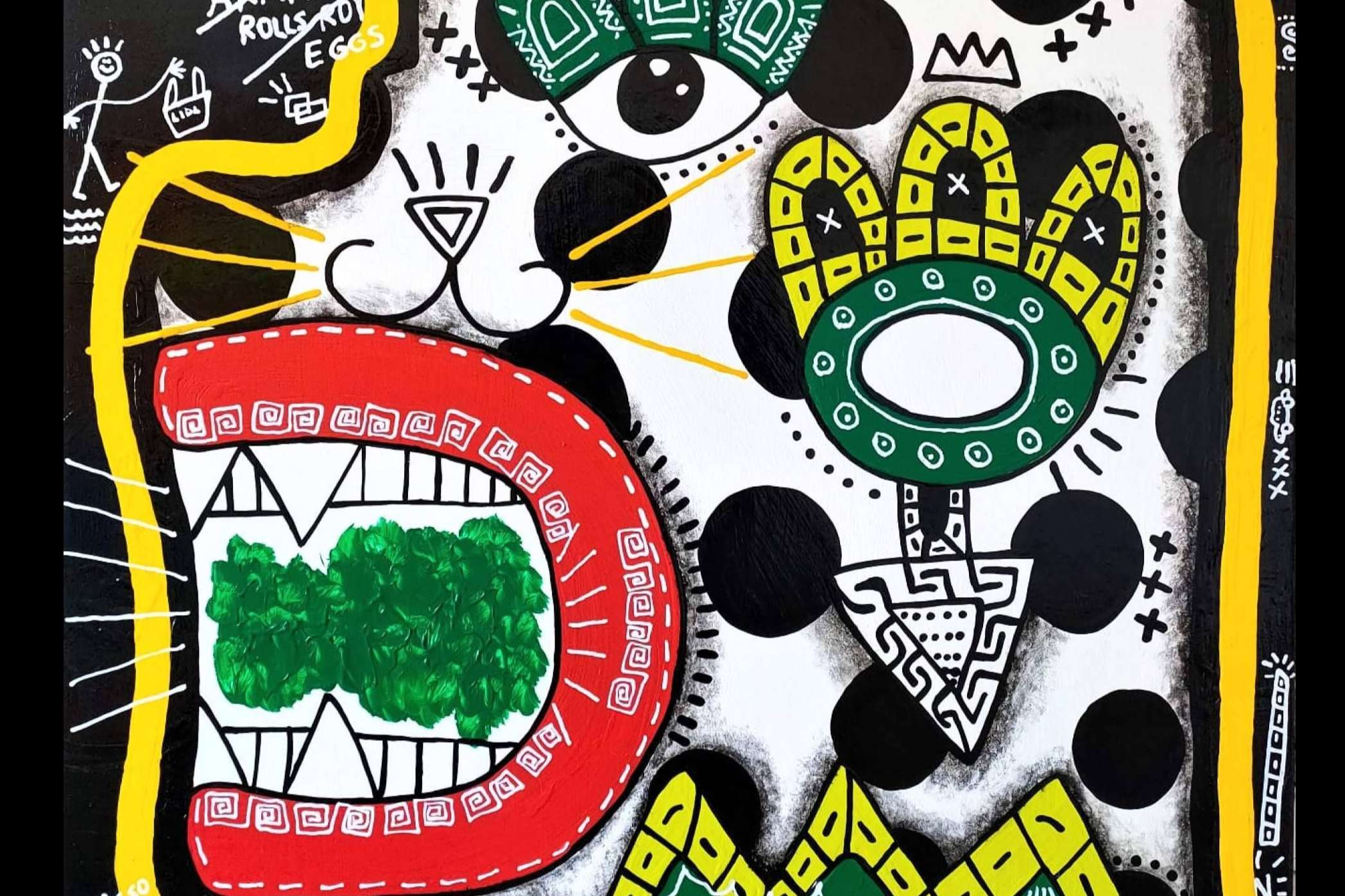 Guto Ajayu, combinar el graffiti y el arte