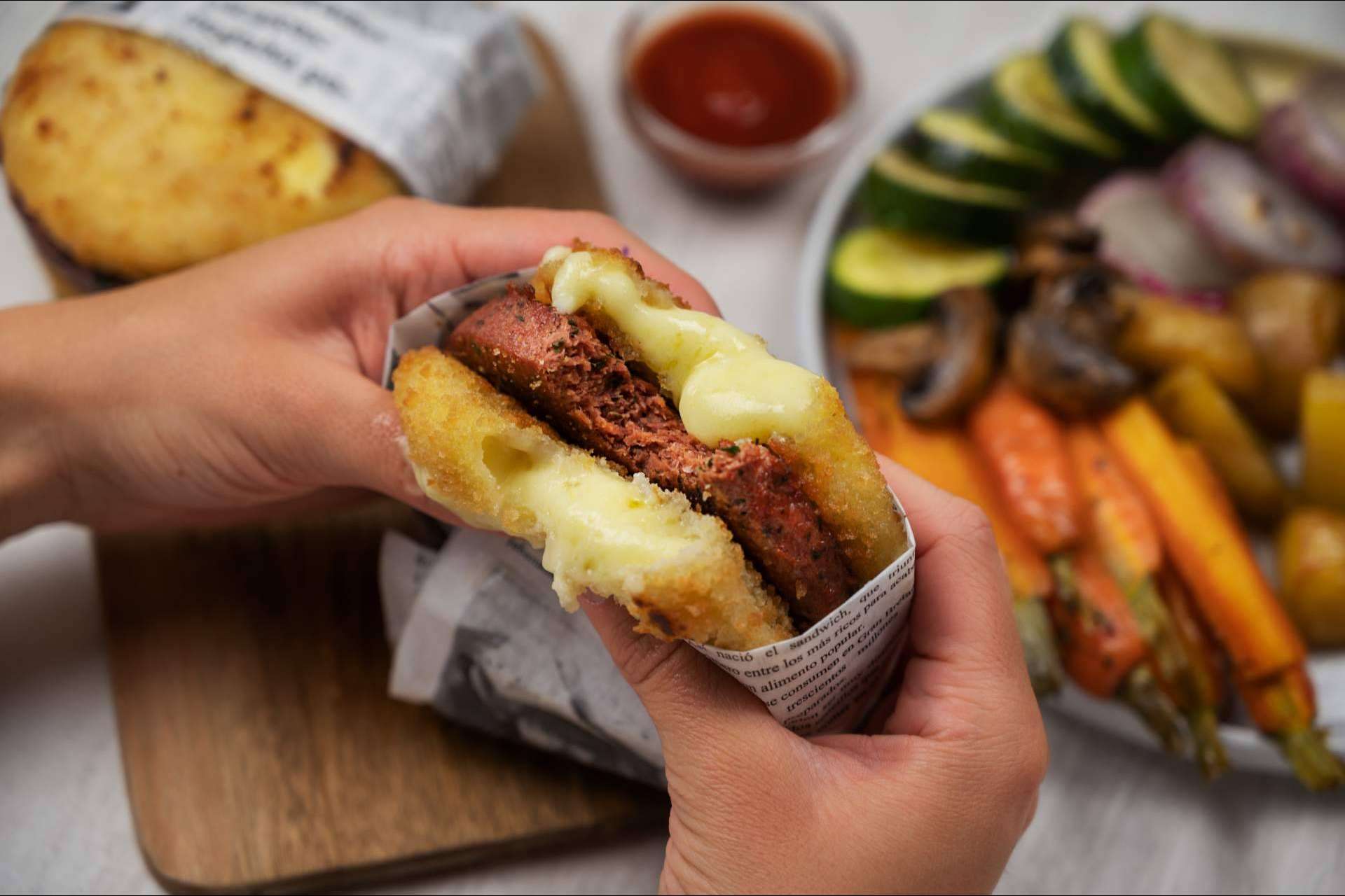 La startup de alimentos vegetales que conquista a carnívoros con sus sabores y texturas, GrinGrin Foods