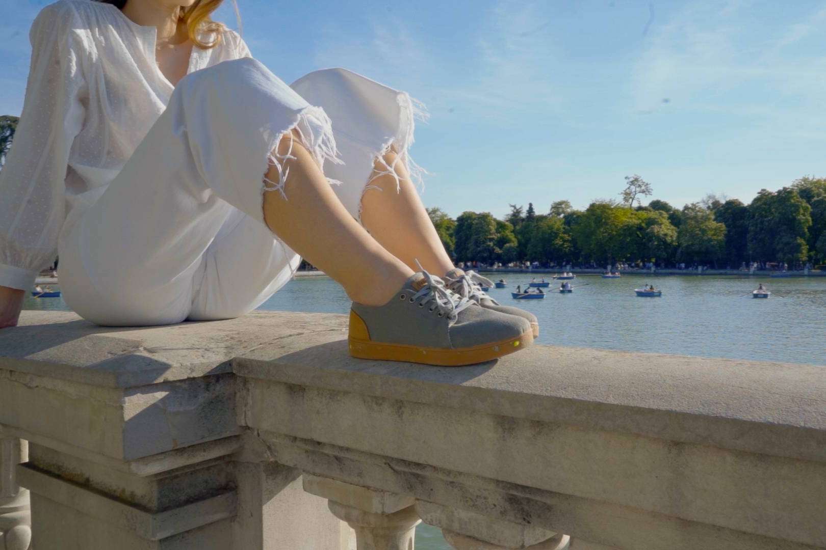 El proyecto innovador y creado en España NoTime recicla pelotas de tenis y pádel para hacer zapatillas