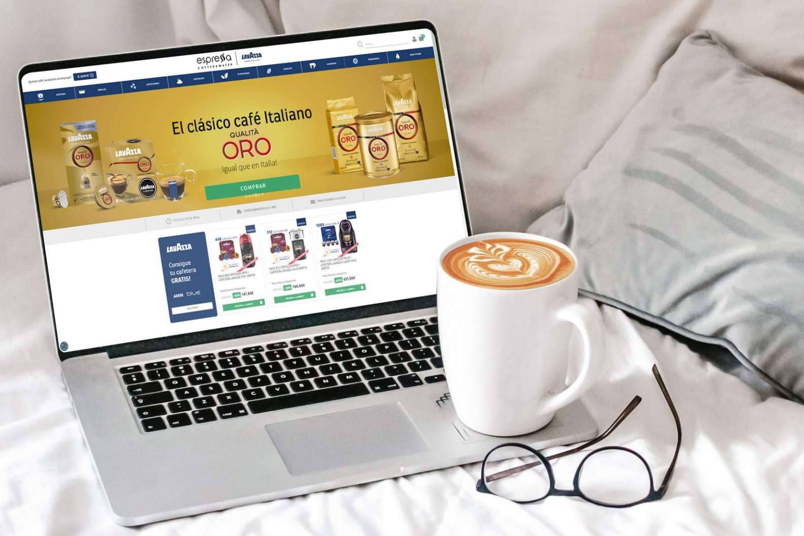 Espressa Coffee and Water, una tienda online de café Lavazza