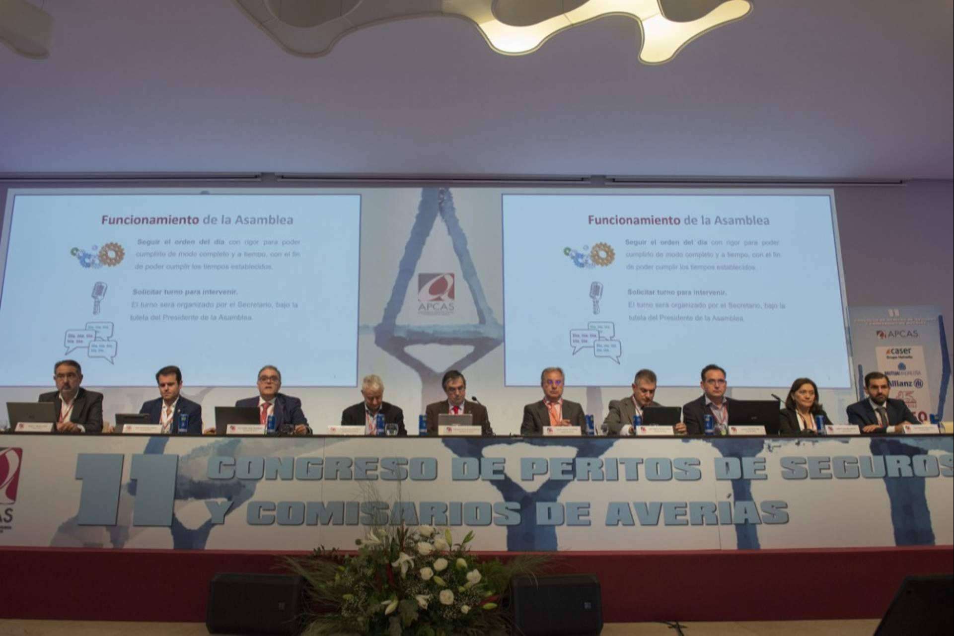 Celebración del 11 Congreso de los Comisarios de Averías y los Peritos de Seguros