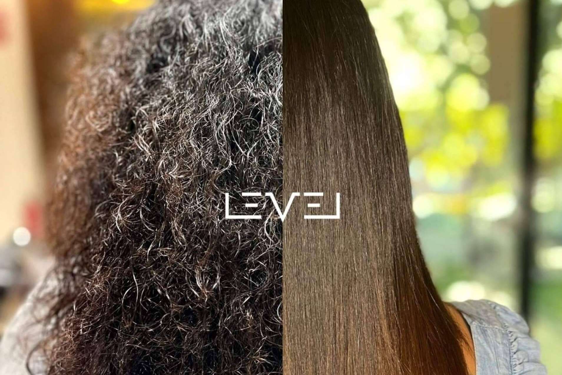 El tratamiento efecto bótox cabello para eliminar el encrespado, con Level Hair Salon