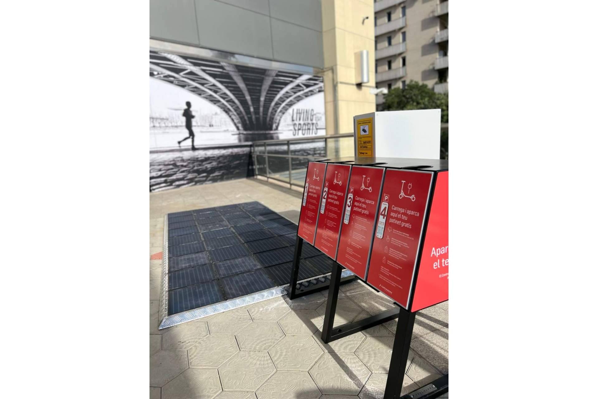 Instalación de un aparcamiento 100 % sostenible en Cataluña, de la mano de YUP