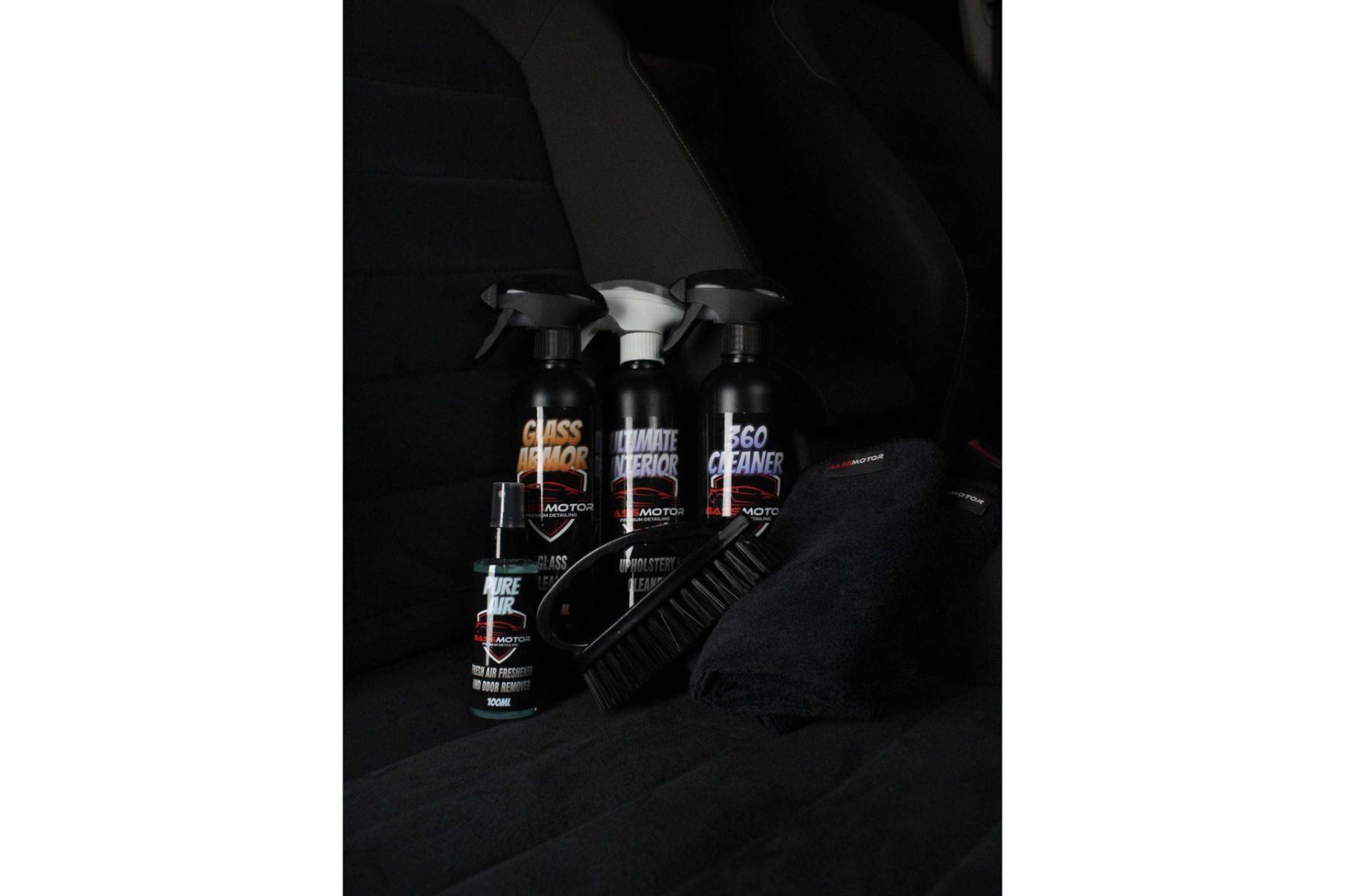 Los packs que se necesitan para limpiar el coche