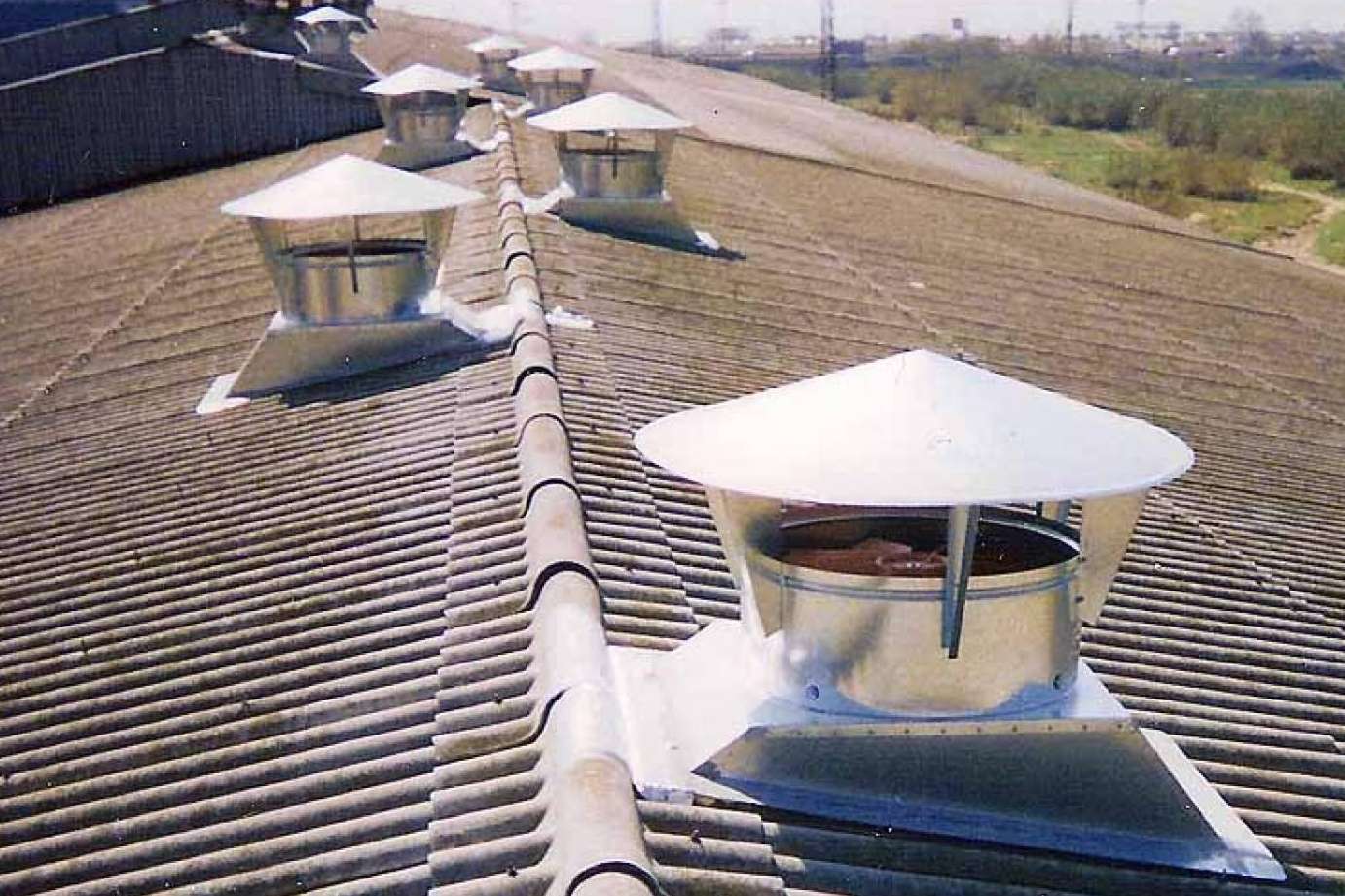 Calentamiento por olas de calor de naves industriales