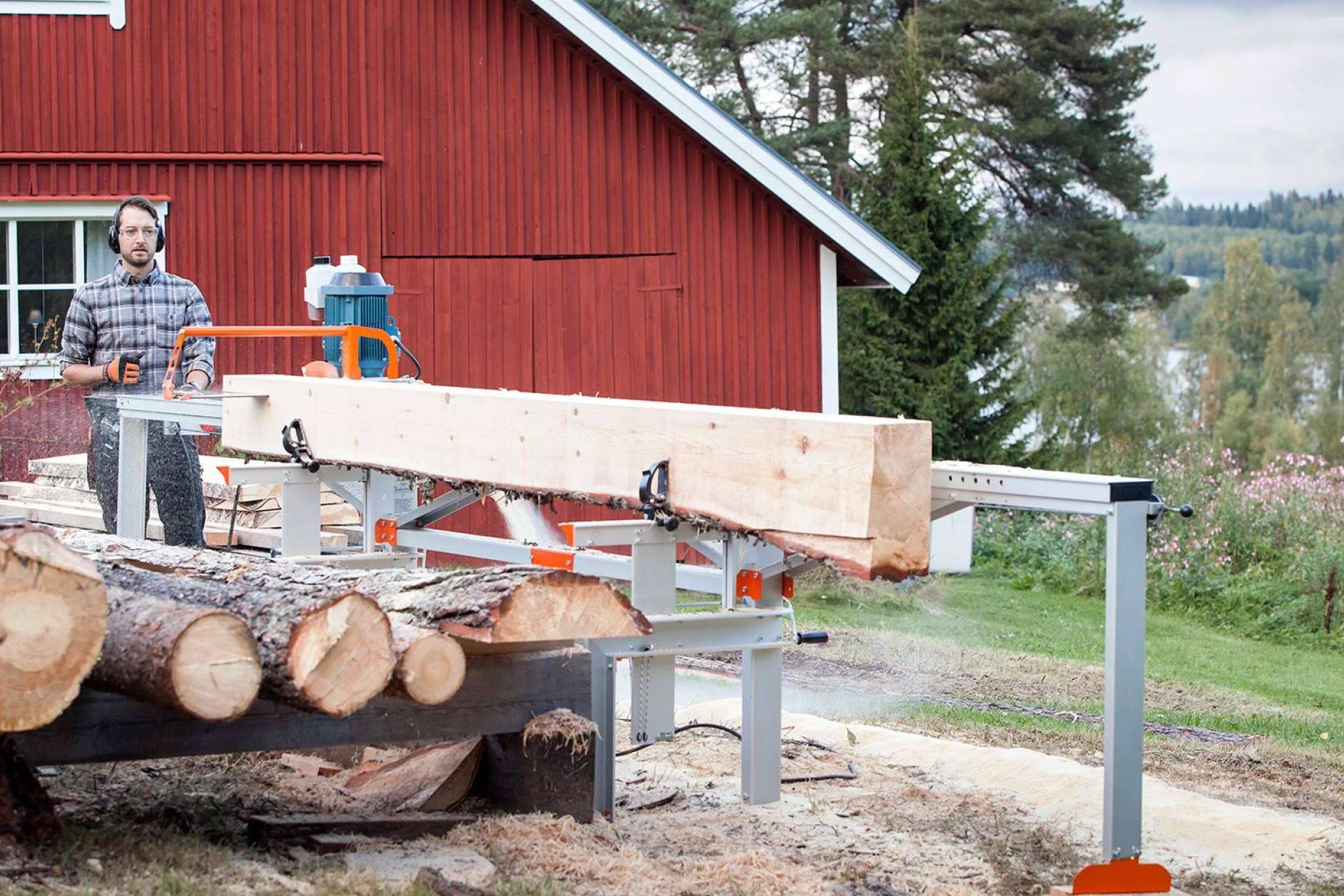 Aserraderos portátiles para motosierra, con Timber Tools