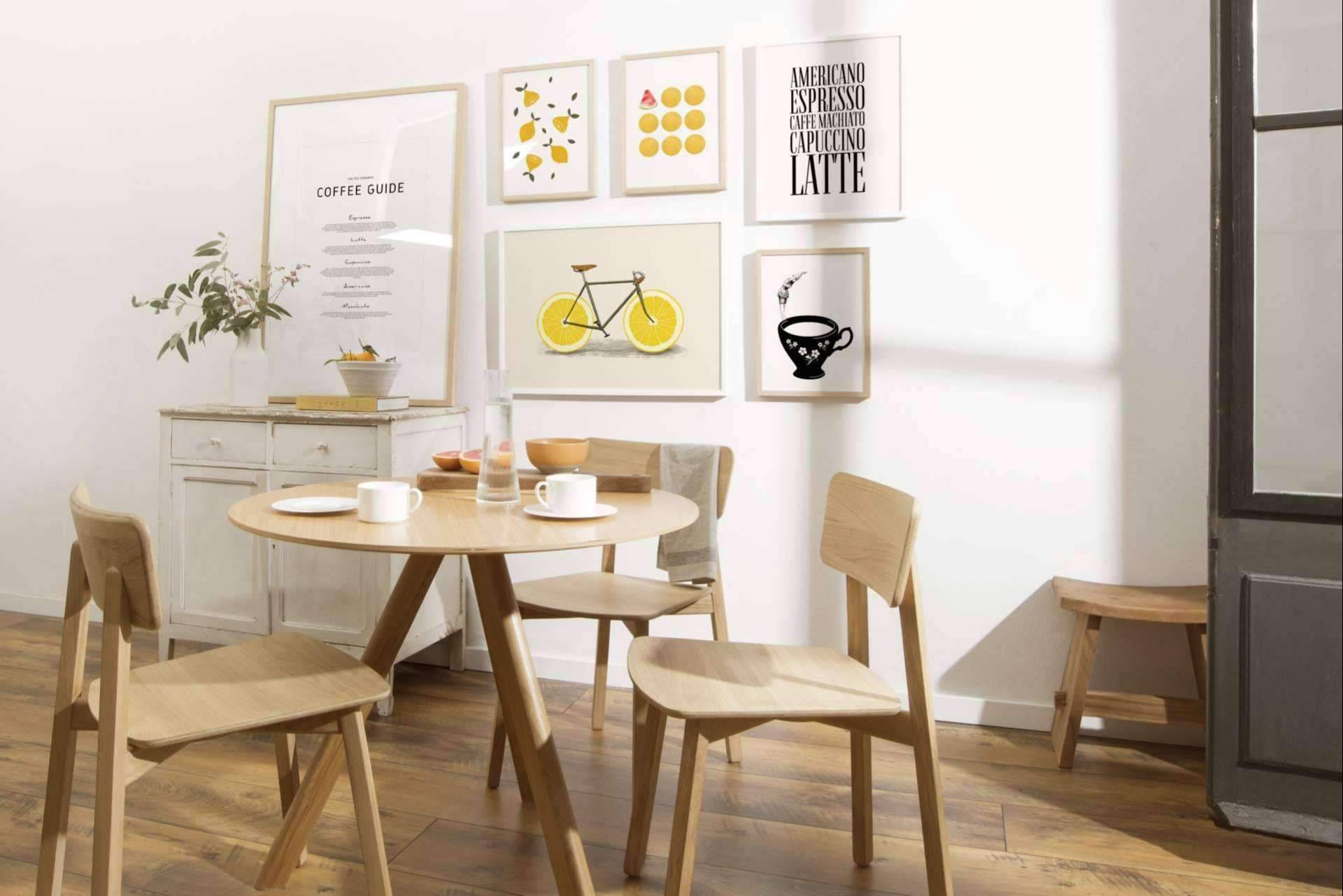 Tendencia; cuadros y láminas de Artesta en la cocina