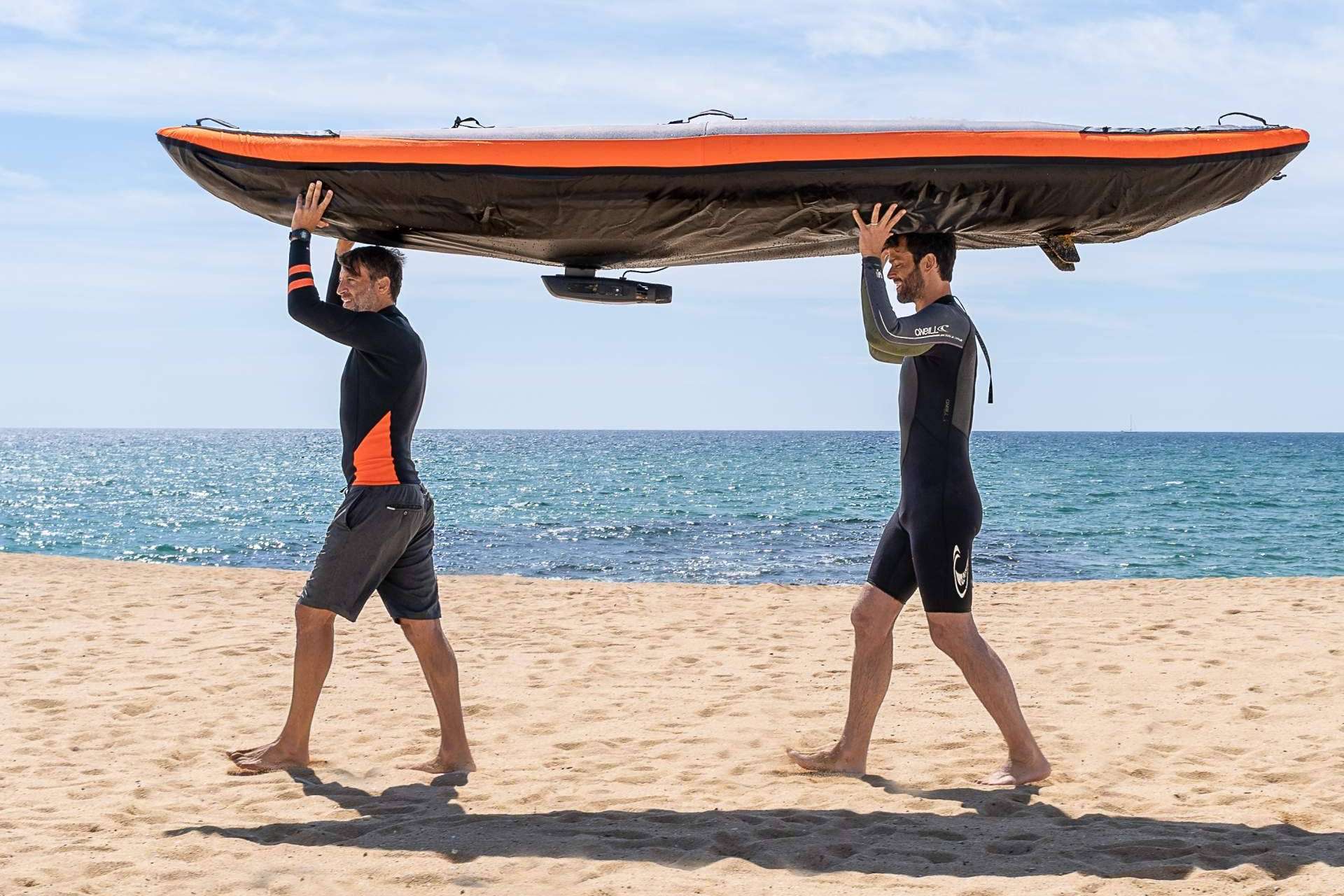 eSea y su propulsor acuático para paddle surf y kayak
