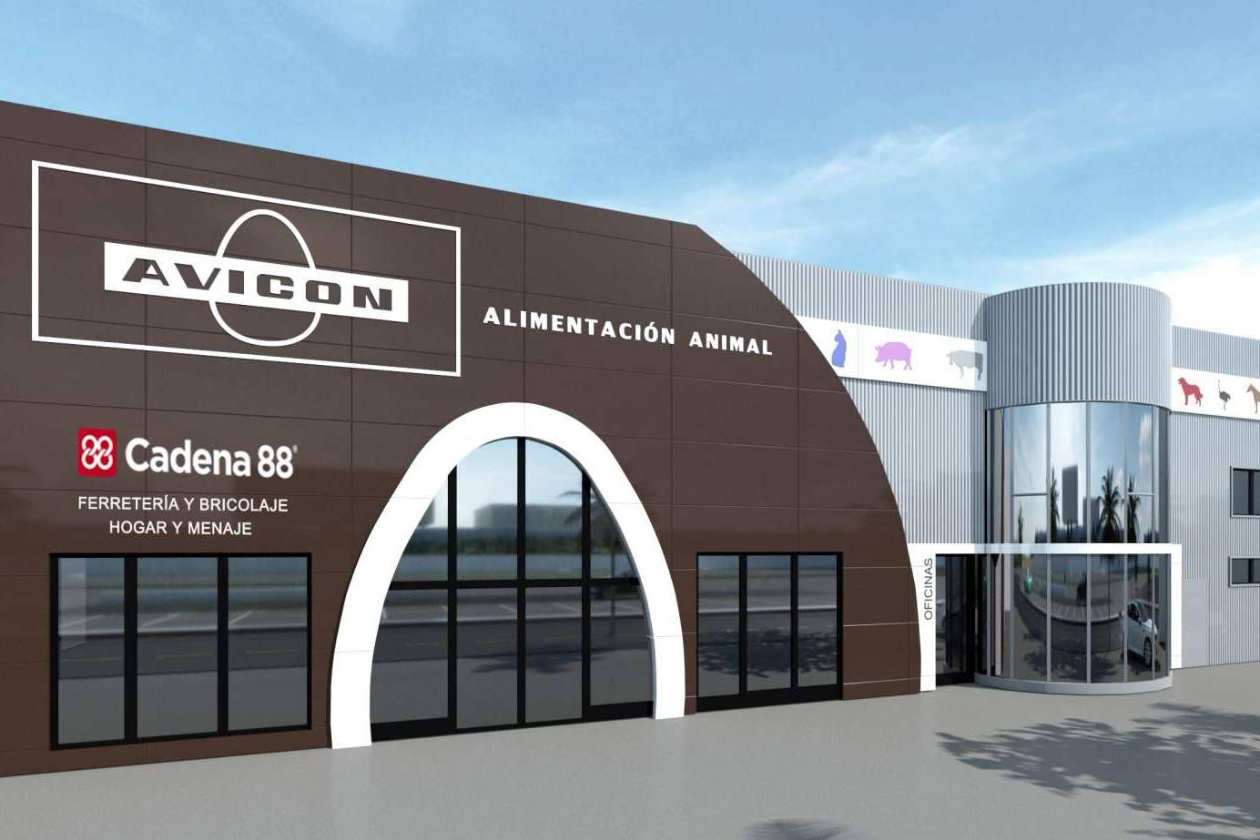 Nueva tienda y almacén de Cooperativa AVICON en Albacete; expertos en alimentación animal