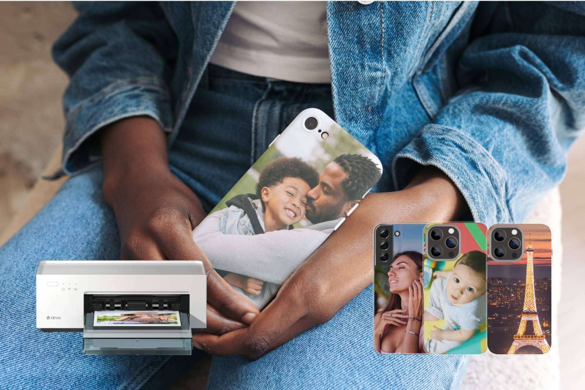 Smartphones personalizados con la impresora de sublimación térmica de My Devia