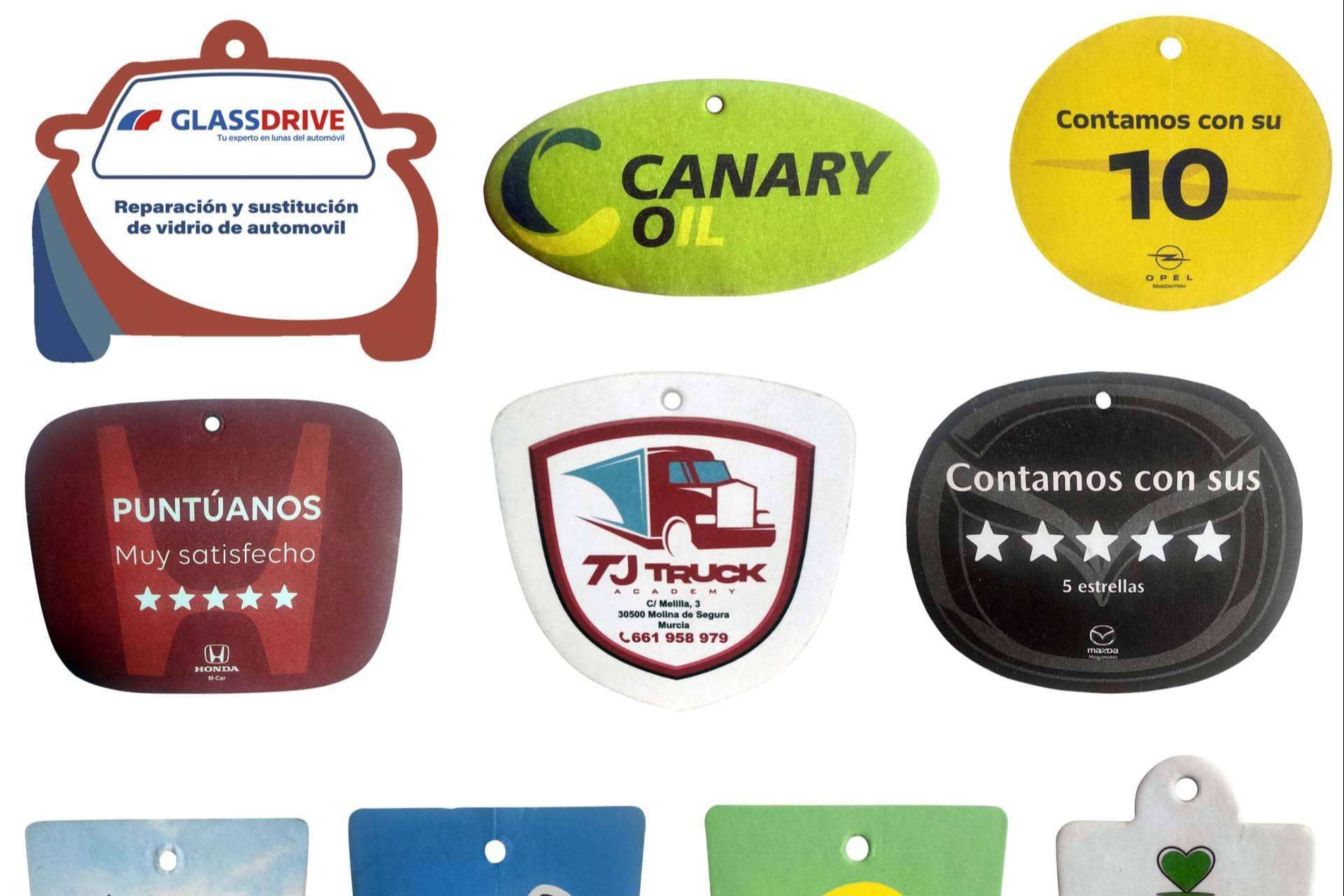 Ambientadores para coche personalizados con publicidad, una alternativa de Publiambientador