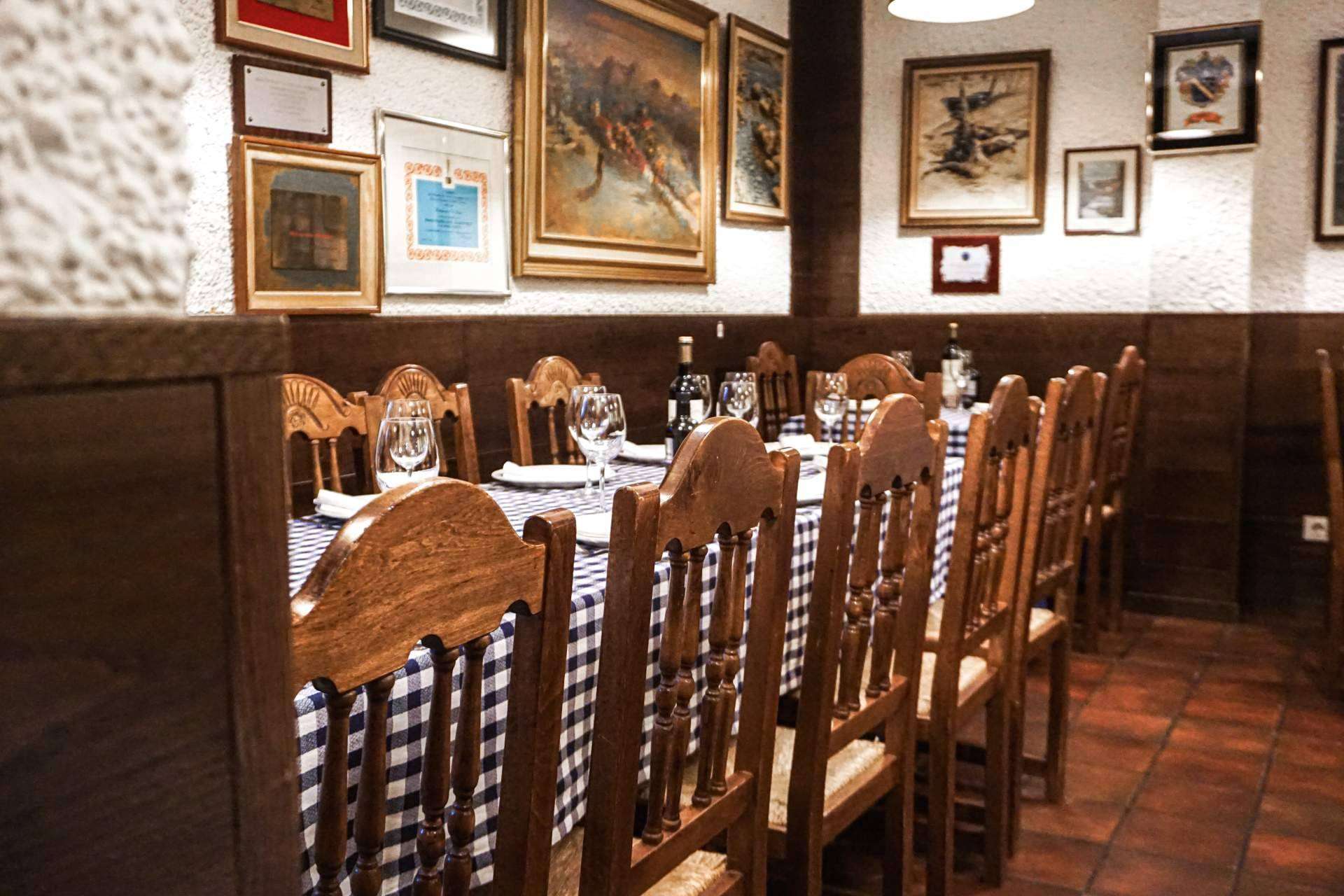 Probar las alubias de Tolosa en el restaurante Órdago en Madrid