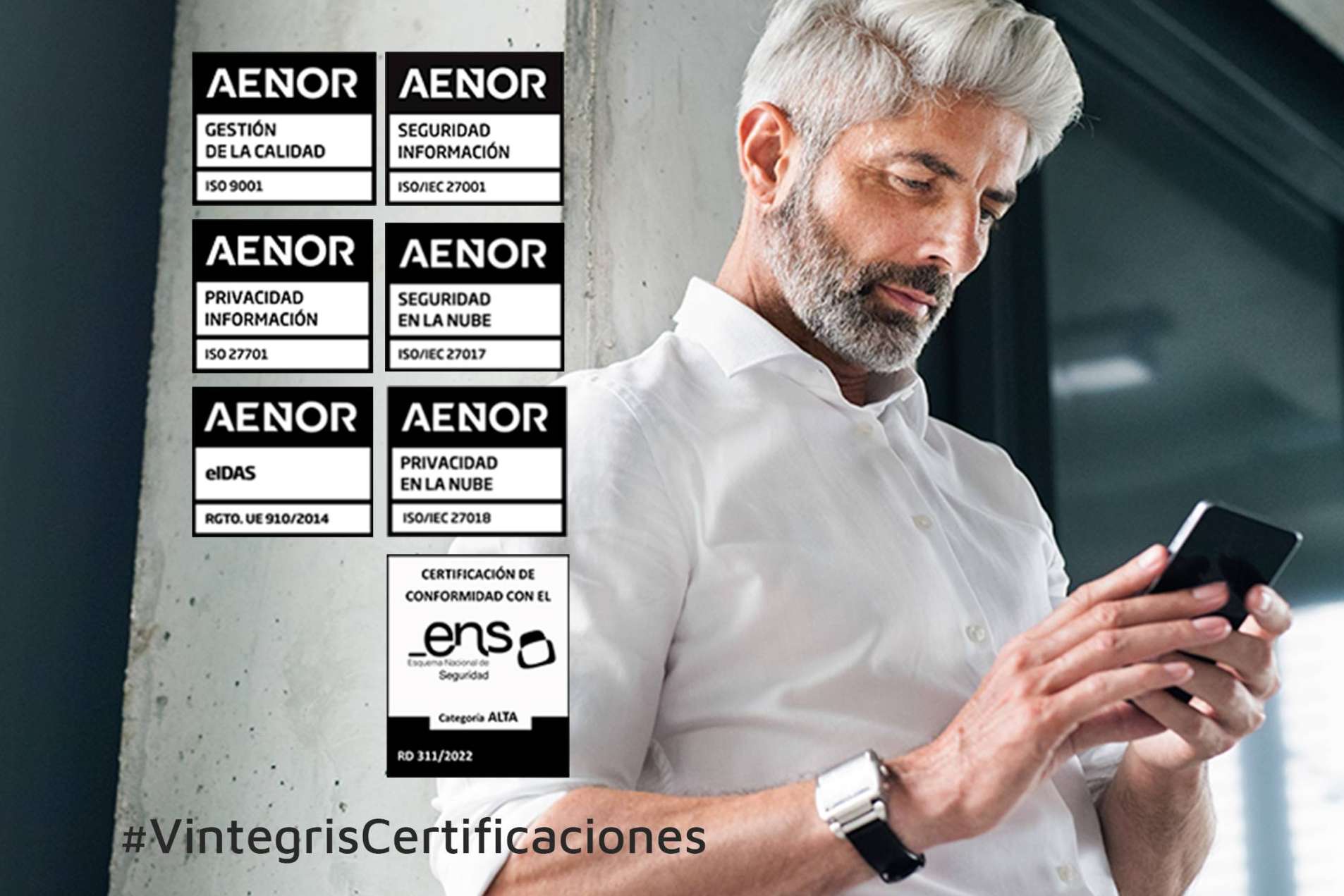 Víntegris sigue fiel a su compromiso con la calidad, la seguridad y la privacidad y renueva su certificación en la ISO 9001