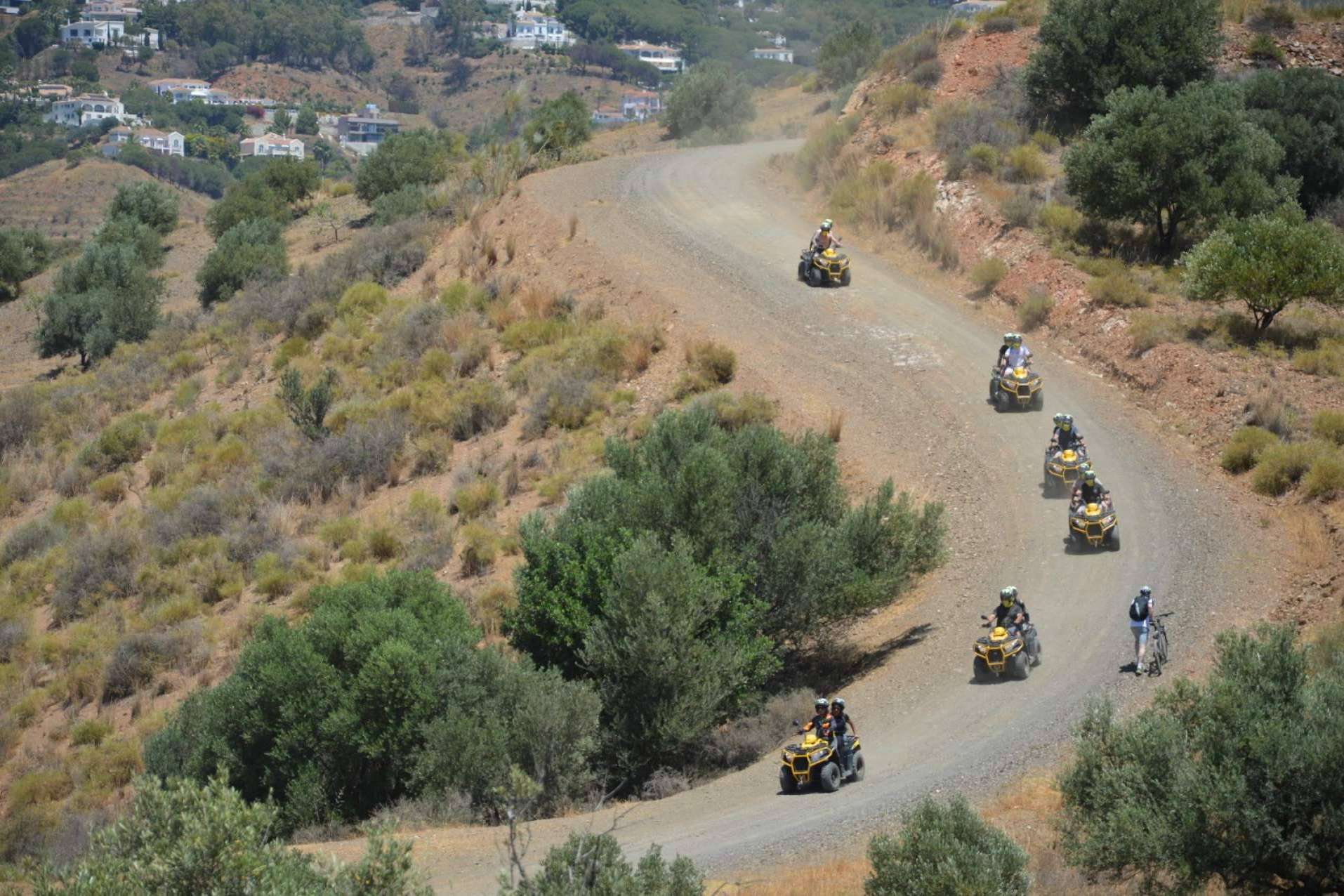 Tour con quads, una excelente actividad para hacer al venir de crucero a Málaga