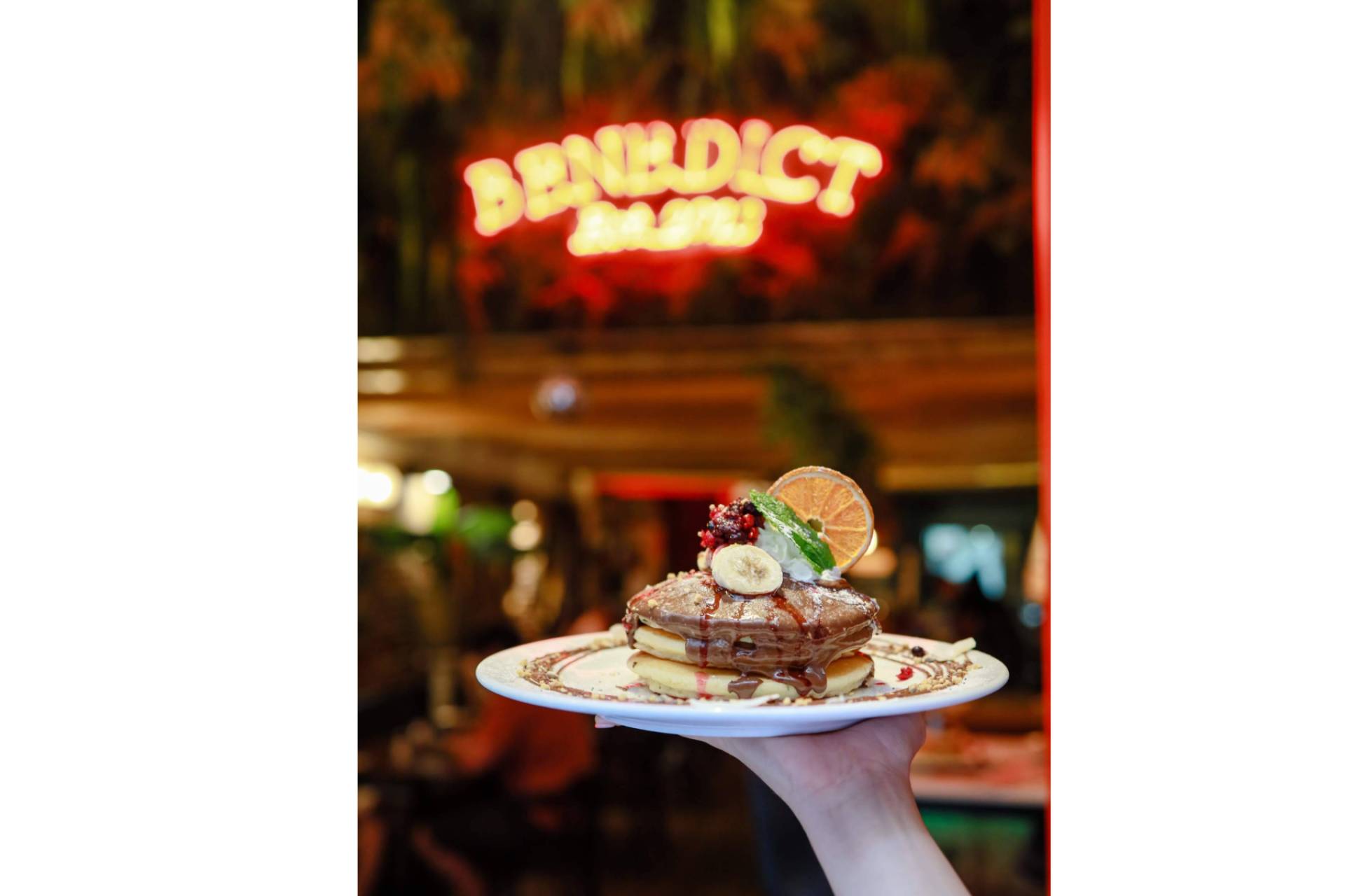 The Benedict Brunch es un lugar muy recomendado para disfrutar comida gourmet