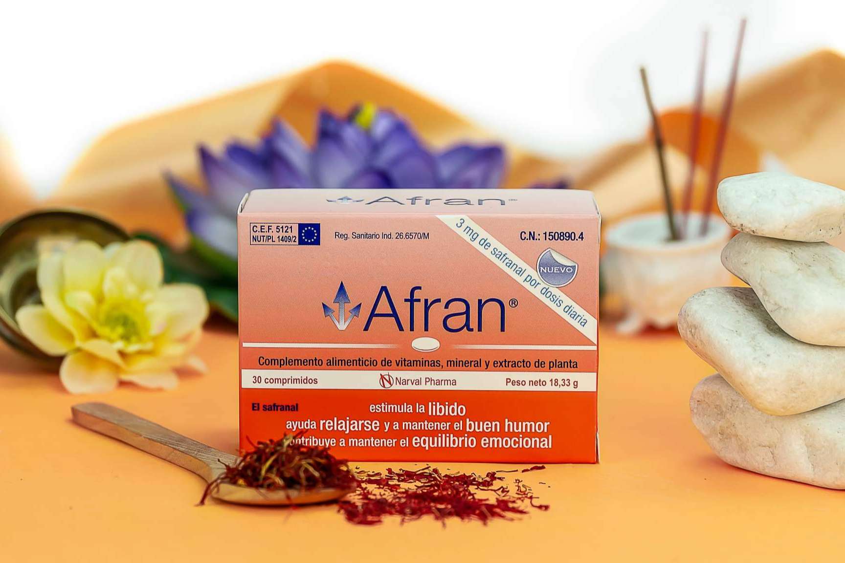 Afran de Narval Pharma, suplemento natural para mejorar la motivación y el equilibrio emocional