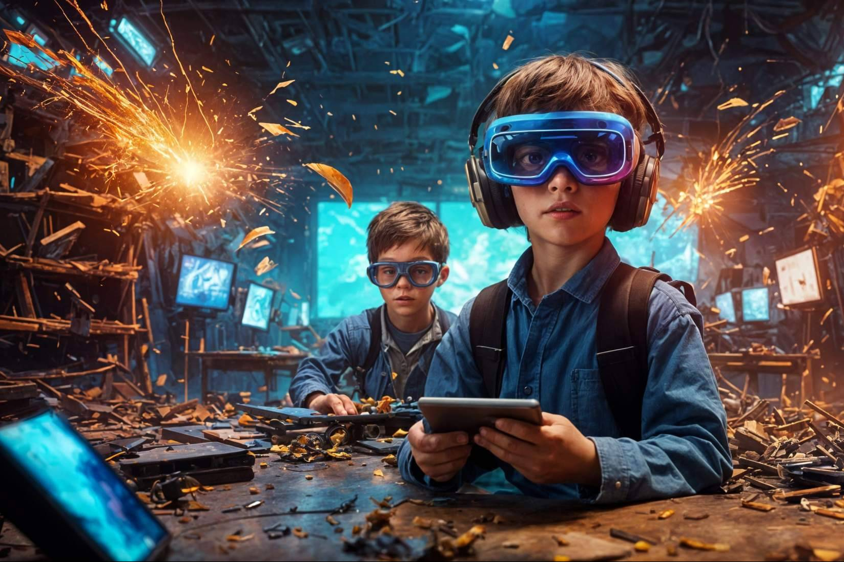 Vuelta al cole, la educación digital pendiente. Sostenibilidad y uso estratégico de los terminales digitales con VR e IA