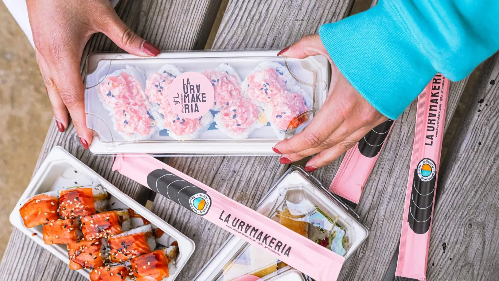 La Uramakeria propone una forma fácil y actual de disfrutar sushi en cenas con amigos, take away y planes